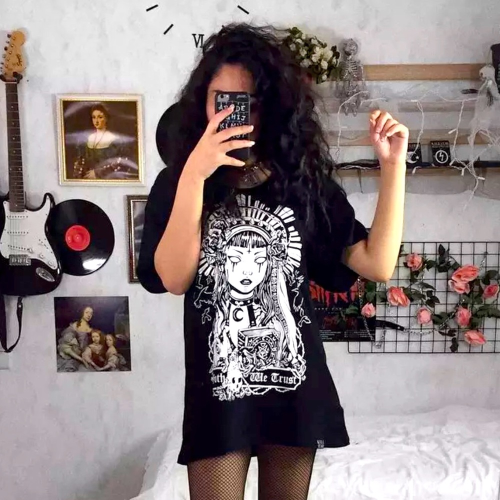 LONG “OVERSIZE” SIZE S GODDESS SHIRT